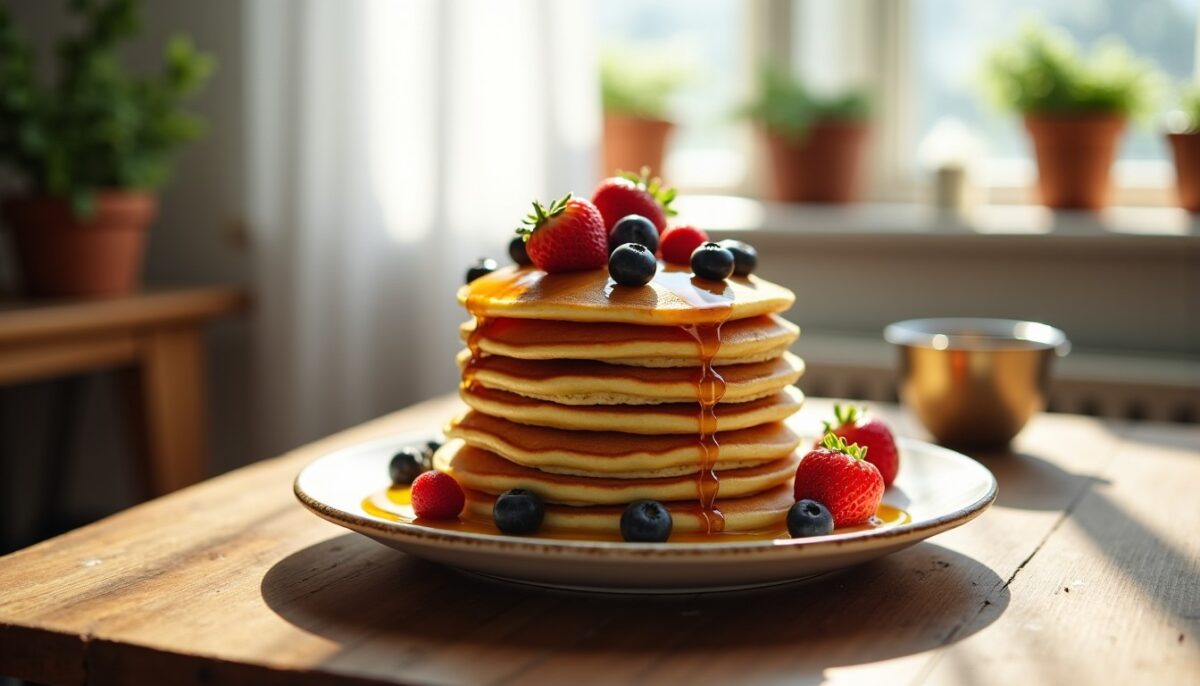 Recette express de pancakes protéinés : sain, simple et délicieux